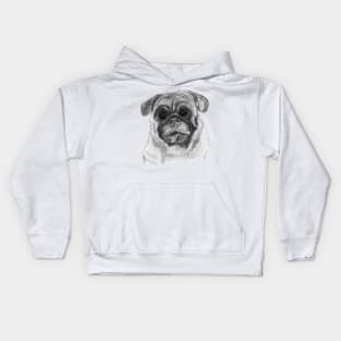 Billy The Pug Kids Hoodie